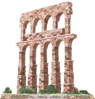 Aedes Ars; AE1253; Segovia&#039;s aqueduct; miniatuur diarama; modelbouw diarama;  miniatuur burchten; modelbouw burchten; ec