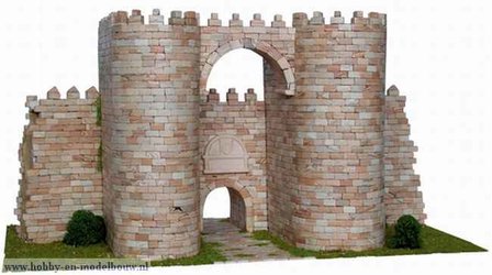 Aedes Ars; AE1266; Alcazar&#039;s gate; miniatuur diarama; modelbouw diarama;  miniatuur burchten; modelbouw burchten; echte 