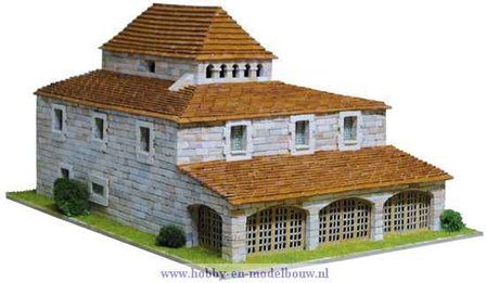 Aedes Ars; AE1405;Bar&ccedil;a&#039;s masia; miniatuur diarama; modelbouw diarama;  miniatuur burchten; modelbouw burchten; e