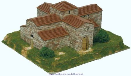 Aedes Ars; AE1102; San Pedro church; miniatuur diarama; modelbouw diarama;  miniatuur burchten; modelbouw burchten; echte steen