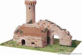 Aedes Ars; AE1254; Watchtower; miniatuur diorama; modelbouw diarama;  miniatuur burchten; modelbouw burchten; echte steentjes; 