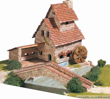 Aedes Ars; 1409; Forge with bridge; miniatuur diarama; modelbouw diarama;  miniatuur burchten; modelbouw burchten; echte steent