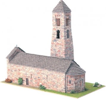 Domus Kits; 40077; St. Climent Coll de Narg&oacute;; Romanica; schaal 1:50; 1op50; miniatuur kastelen; modelbouw kastelen;  min