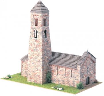 Domus Kits; 40077; St. Climent Coll de Narg&oacute;; Romanica; schaal 1:50; 1op50; miniatuur kastelen; modelbouw kastelen;  min