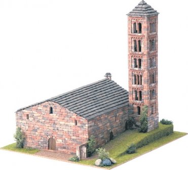 Domus Kits; 40079; St. Climent de Ta&uuml;ll; Romanica; schaal 1:85; 1op85; miniatuur kastelen; modelbouw kastelen;  miniatuu