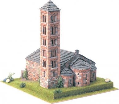 Domus Kits; 40079; St. Climent de Ta&uuml;ll; Romanica; schaal 1:85; 1op85; miniatuur kastelen; modelbouw kastelen;  miniatuu