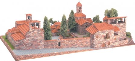 Domus Kits; 40080; St. Pere d&#039;Egara; Romanica; schaal 1:100; 1op100; miniatuur kastelen; modelbouw kastelen;  miniatuur 