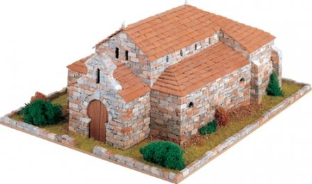 Domus Kits; 40086; S. Juan de Ba&ntilde;os; Romanica; schaal 1:65; 1op65; miniatuur kastelen; modelbouw kastelen;  miniatuur bu