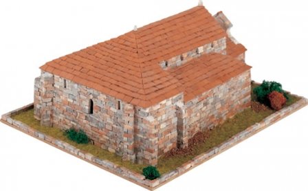 Domus Kits; 40086; S. Juan de Ba&ntilde;os; Romanica; schaal 1:65; 1op65; miniatuur kastelen; modelbouw kastelen;  miniatuur bu