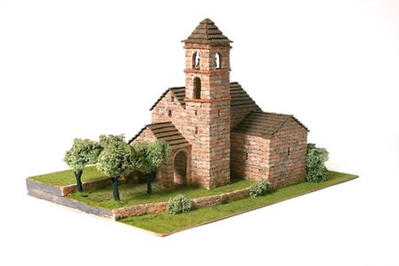 Domus Kits; 40501; St. Feliu de Barruera; Romanica; schaal 1:87; 1op87; miniatuur kastelen; modelbouw kastelen;  miniatuur burc