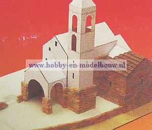 Domus Kits; 40501; St. Feliu de Barruera; Romanica; schaal 1:87; 1op87; miniatuur kastelen; modelbouw kastelen;  miniatuur burc