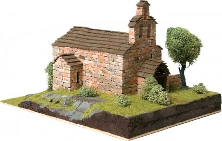 Domus Kits; 40502; Sta. Maria de Cardet; Romanica; schaal 1:87; 1op87; miniatuur kastelen; modelbouw kastelen;  miniatuur burch