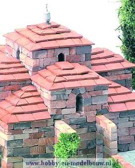 St. Miquel d&#039;Egara; modelbouw steen; domuskits