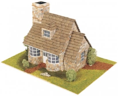 Domus Kits; 40041; Country House 1; Country; schaal 1:50; 1op50; modelbouw bruggen;  miniatuur brug; modelbouw brug; echte stee