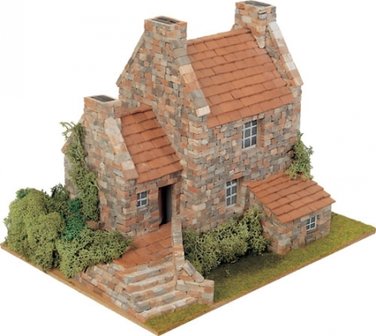 Domus Kits; 40043; Country House 3; Country; schaal 1:50; 1op50; modelbouw bruggen;  miniatuur brug; modelbouw brug; echte stee