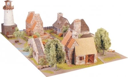 Domus Kits; 40300; Country Side Town; Country; schaal 1:50; 1op50; modelbouw bruggen;  miniatuur brug; modelbouw brug; echte st