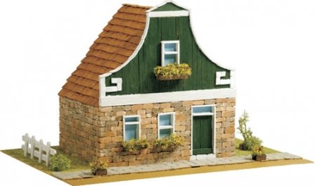 Domus Kits; 40305; Country House 8; Country; modelbouw bruggen;  miniatuur brug; modelbouw brug; echte steentjes; keramische st