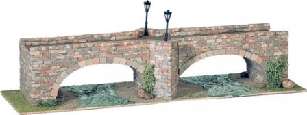 Domus Kits; 40253; Puente 3, schaal 1:87; 1op87; miniatuur bruggen; modelbouw bruggen;  miniatuur brug; modelbouw brug; echte s