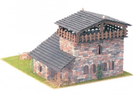 Domus Kits; 40036; Rustica 2; miniatuur bruggen; modelbouw bruggen;  miniatuur brug; modelbouw brug; echte steentjes; keramisch