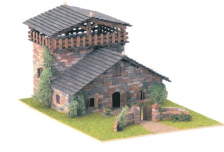 Domus Kits; 40036; Rustica 2; miniatuur bruggen; modelbouw bruggen;  miniatuur brug; modelbouw brug; echte steentjes; keramisch