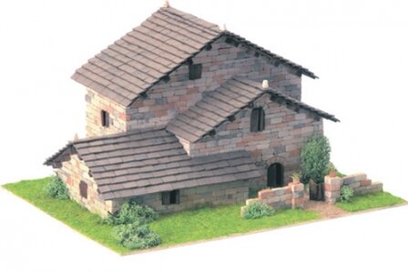 Domus Kits; 40037; Rustica 3; miniatuur bruggen; modelbouw bruggen;  miniatuur brug; modelbouw brug; echte steentjes; keramisch