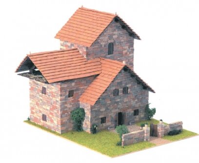 Domus Kits; 40039; Rustica 5; schaal 1:60; 1op60; modelbouw bruggen;  miniatuur brug; modelbouw brug; echte steentjes; keramisc