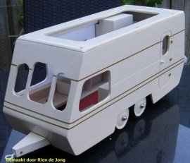 Medaille wimper Vleien Caravan - www.hobby-en-modelbouw.nl