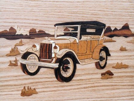 Model T-Ford, afm.: 23*30 cm