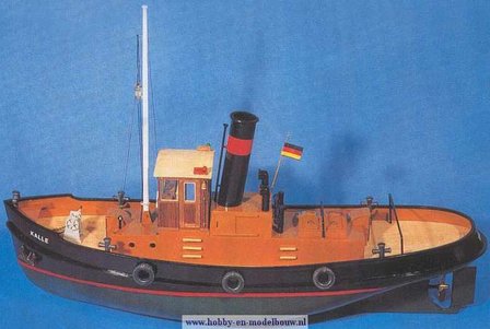 Sleepboot Kalle; Aeronaut; modelbouw boten hout; modelbouw schepen binnenvaart; modelbouw schepen; modelbouw schepen voor begin