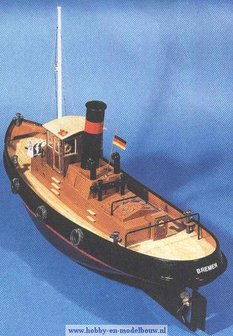 Sleepboot Kalle; Aeronaut; modelbouw boten hout; modelbouw schepen binnenvaart; modelbouw schepen; modelbouw schepen voor begin