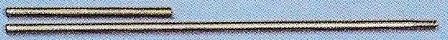 Stalen asjes met M2 schroefdraad, lang 32 mm
