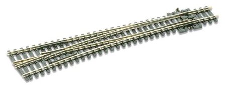 Wissel links slank; peco modelspoor; peco rails; peco wissels; spoor N; spoor HO; spoor G; spoor 1; spoor 0; spoor HOe; spoor O