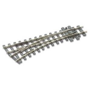 Links wissel voor zijlijnen Code 80 SL492; peco modelspoor; peco rails; peco wissels; spoor N; spoor HO; spoor G; spoor 1; spoo