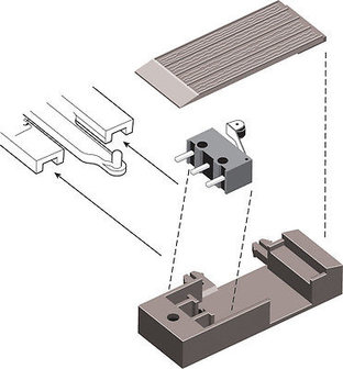 Microswitch PL33; peco modelspoor; peco rails; peco wissels; spoor N; spoor HO; spoor G; spoor 1; spoor 0; spoor HOe; spoor On3