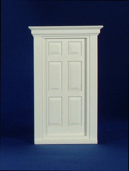 Gregoriaanse deur; deuren; ornamenten; ramen; schaal 1op24; schaal 1:24; poppenhuizen; poppenhuis Tuinspoor G (LGB), schaal 1:2