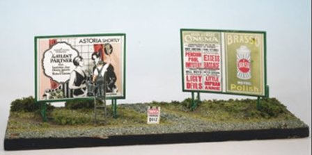 Reclameborden, reclames en aanplakker; wills; schaal 1op87; spoor h0; schaal 1:87; Scenery voor Spoor ho; Scenery,spoor h0; ,mo