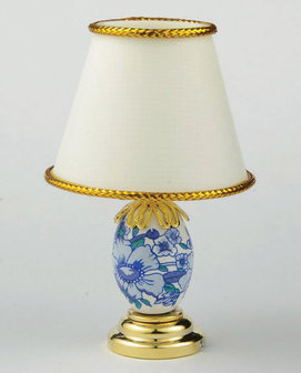 Nachtkastje lamp (LED); verlichting; schaal 1op12; 1:12;poppenhuis verlichting aanleggen; poppenhuis verlichting aanleggen; pop
