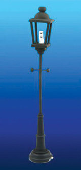 Tuinlamp (LED); verlichting; schaal 1op12; 1:12;poppenhuis verlichting aanleggen; poppenhuis verlichting aanleggen; poppenhuis 