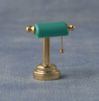 Bureaulamp met groen kapje (LED)