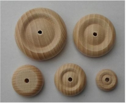 Houten (50mm) met rond beukenhout www.hobby-en-modelbouw.nl