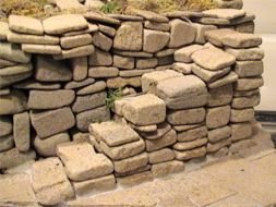 Real Dry Stone Walling, geel, 39 cm2, schaal 1op19