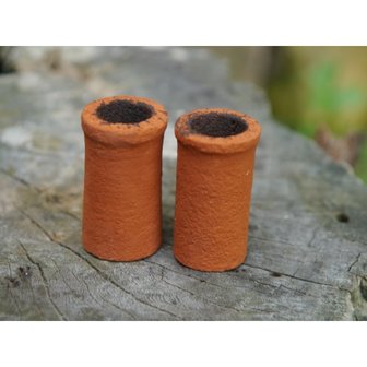 hobby en modelbouw; schoorsteen; schoorstenen; dakbedekking; stenen dakpannen poppenhuis; modelbouw dakpannen; mini dakpannen; 