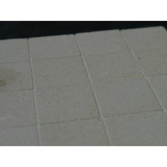 Plavuizen van echt marmer, 25*25*2 mm kleur: appelstone