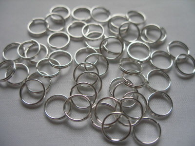 Splitringetjes vernikkeld; metalen ringetjes hobby; ijzeren ringetjes; ringetjes zilver; kleine ringetjes; sleutelhanger ringet