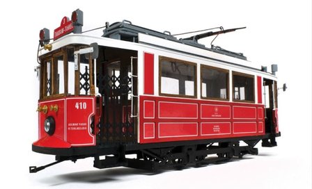OC53010; Tram Istanbul voor spoor G; spoor G; modelbouw tram OcCre; Occre modelbouw; modelbouw; nederlandse bouwbeschrijving; m