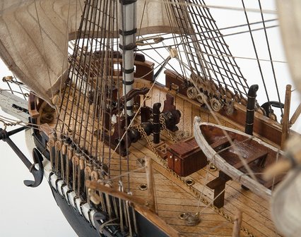 HMS Terror; OcCre; OcCre modelbouw; Hobby-en-Modelbouw; nederlandse beschrijving; modelbouw boten; modelbouw boot