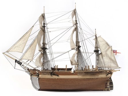 HMS Terror; OcCre; OcCre modelbouw; Hobby-en-Modelbouw; nederlandse beschrijving; modelbouw boten; modelbouw boot
