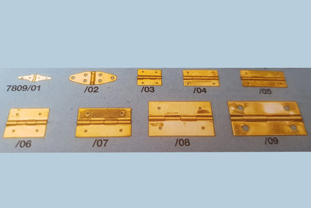hobby en modelbouw; Scharnieren messing; sierscharnier; kleine ijzerwaren; webwinkel ijzerwaren;  mini scharnieren; sigarenkist