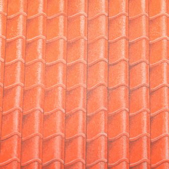 Dakpapier rood/oranje pannen