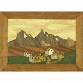 Oefenpakketje; Marqueterie, Marquetry, Fineerhout, Fineerschilderij, Inlegwerk, inlijsten van schilderijen, Schilderijlijsten, 